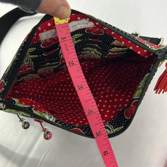 Handmade Cherry Crossbody Bag - Picture 12 of 12